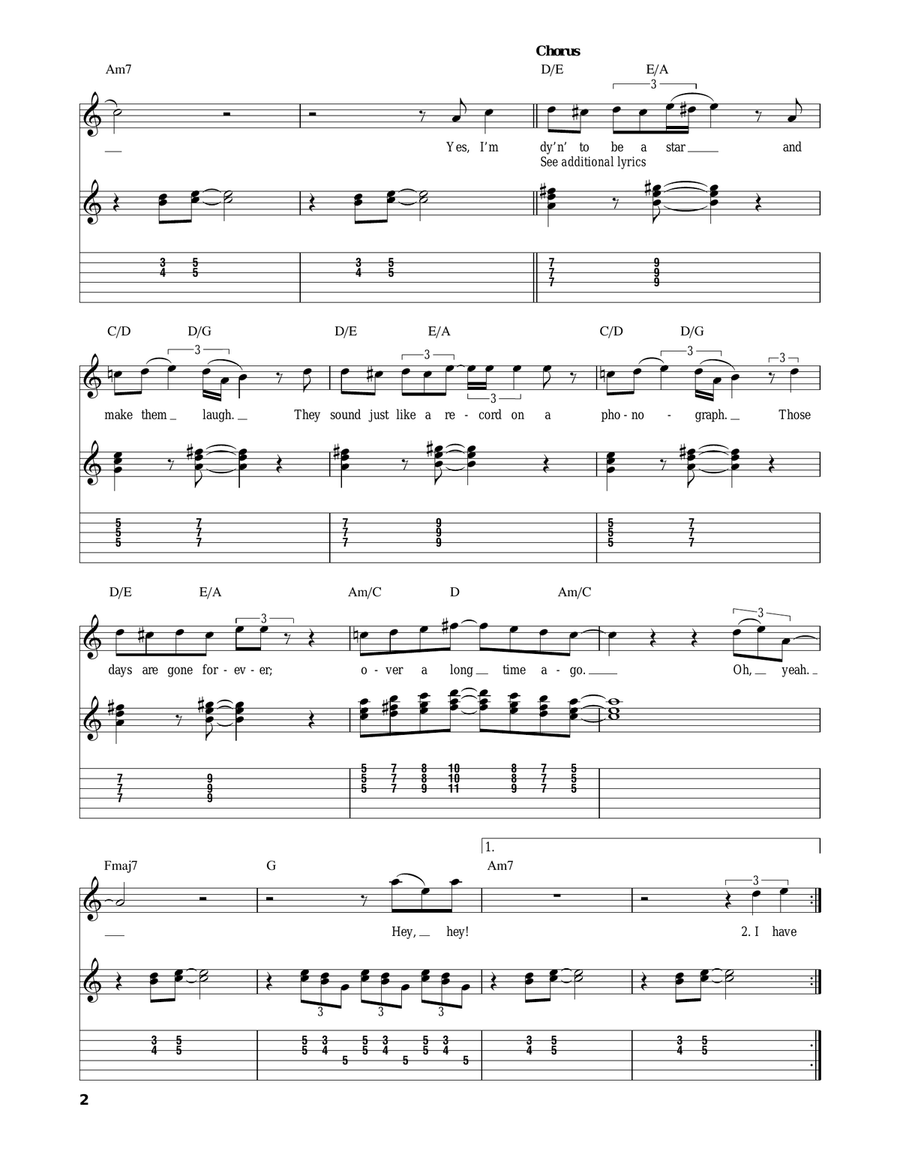 Pretzel Logic Acoustic Guitar scores gallery preview page 2
