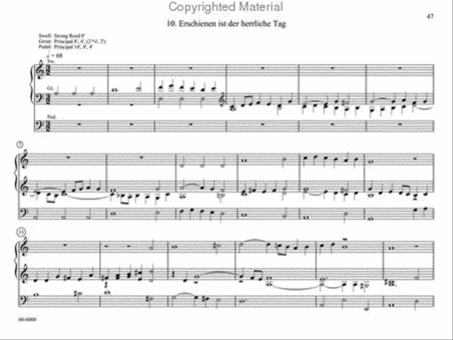 Chorale Preludes of Dietrich Buxtehude Organ scores gallery preview page 9