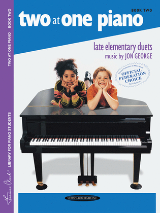 Book cover for Two at One Piano, Book 2