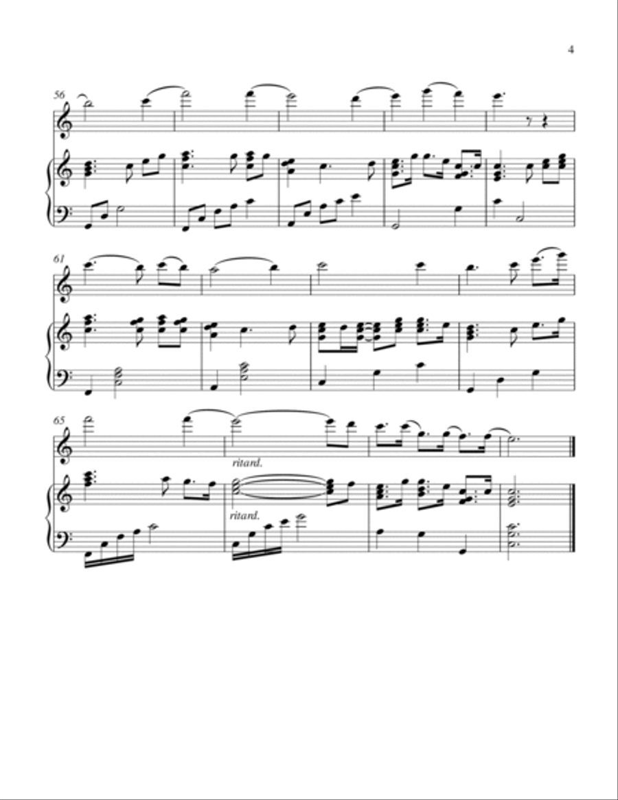 And So It Goes Flute Solo scores gallery preview page 5