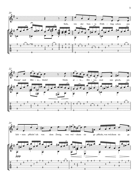 Schubert- Im Fruhling for voice and guitar image number null