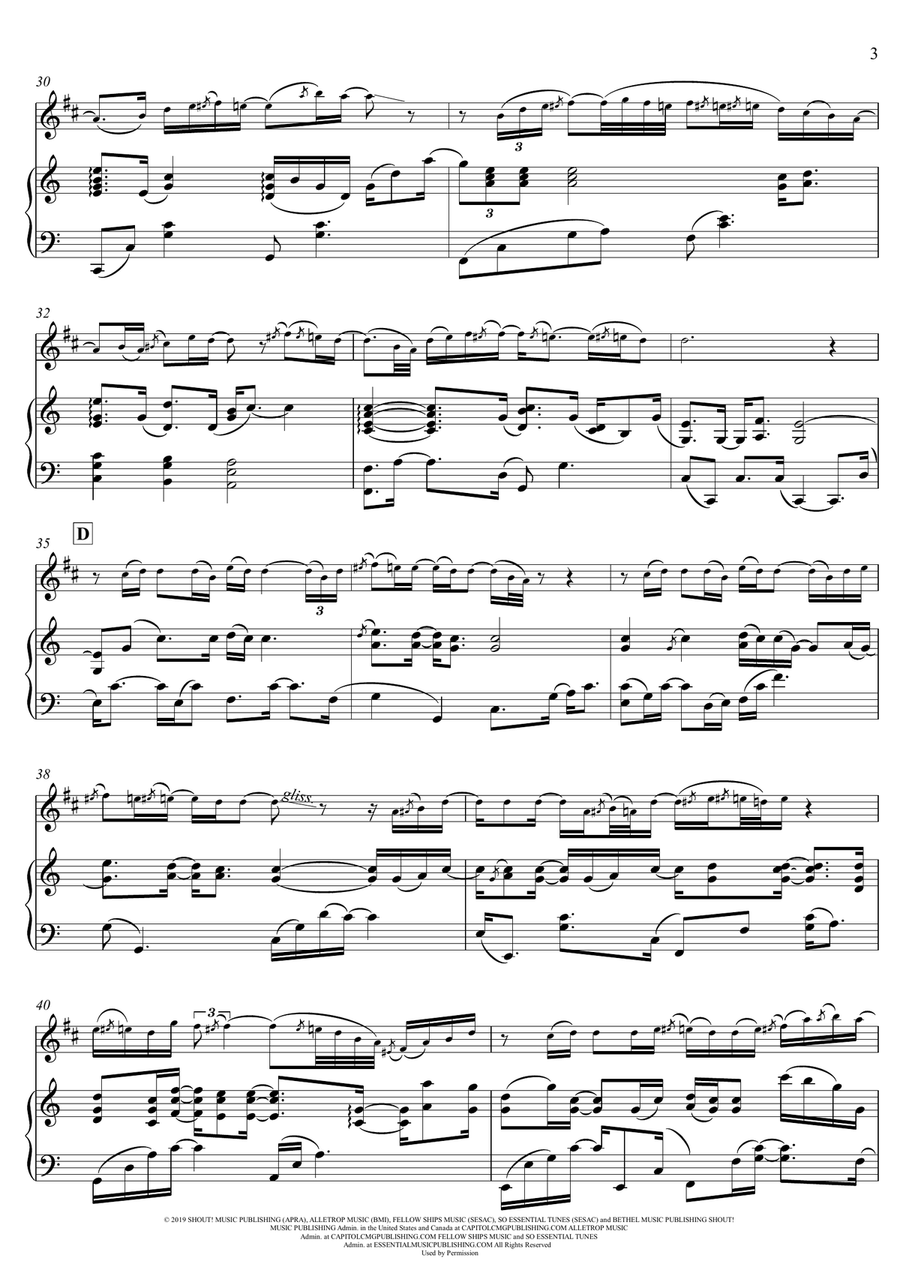 Goodness Of God Soprano Saxophone scores gallery preview page 3