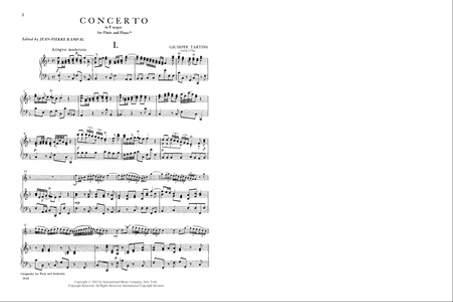Concerto In F Major Flute Solo scores gallery preview page 2