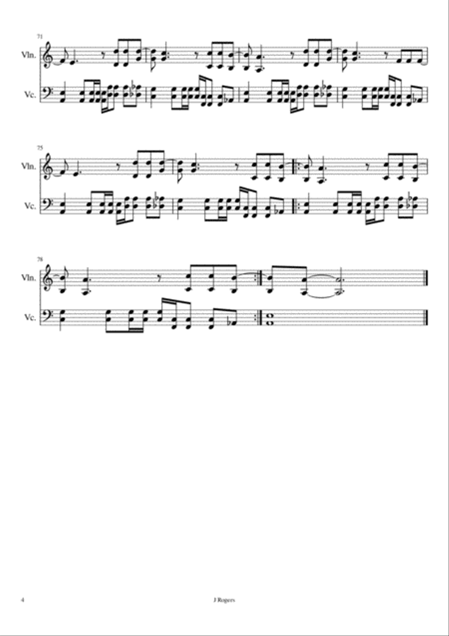 Smells Like Teen Spirit String Duet scores gallery preview page 4