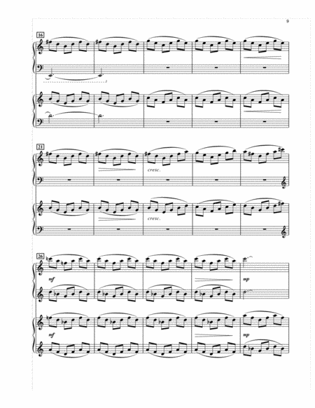 Alpine Snowfall (from Presto Scherzo) (for 2 pianos)