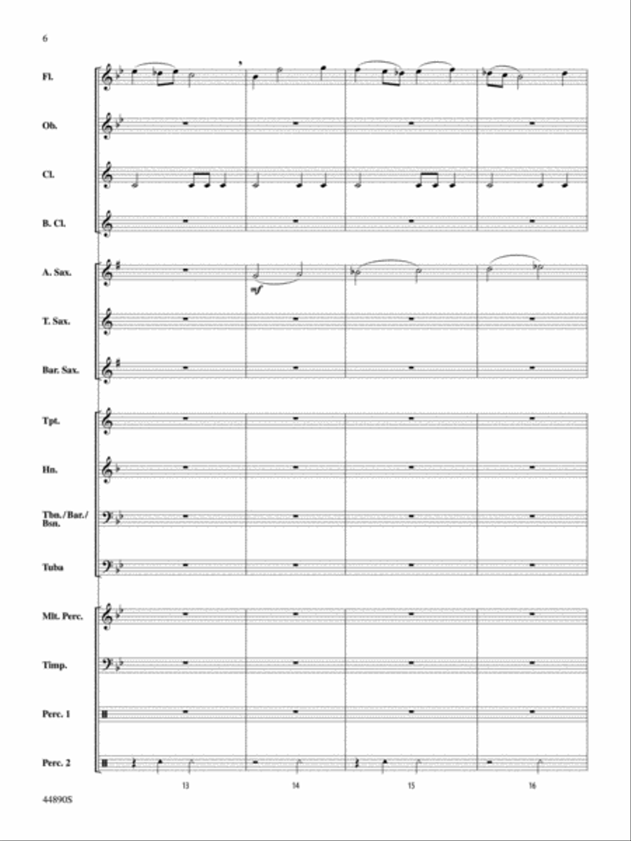 Project Mars: Score Concert Band scores gallery preview page 6