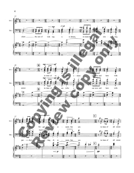in time of (Choral Score) image number null