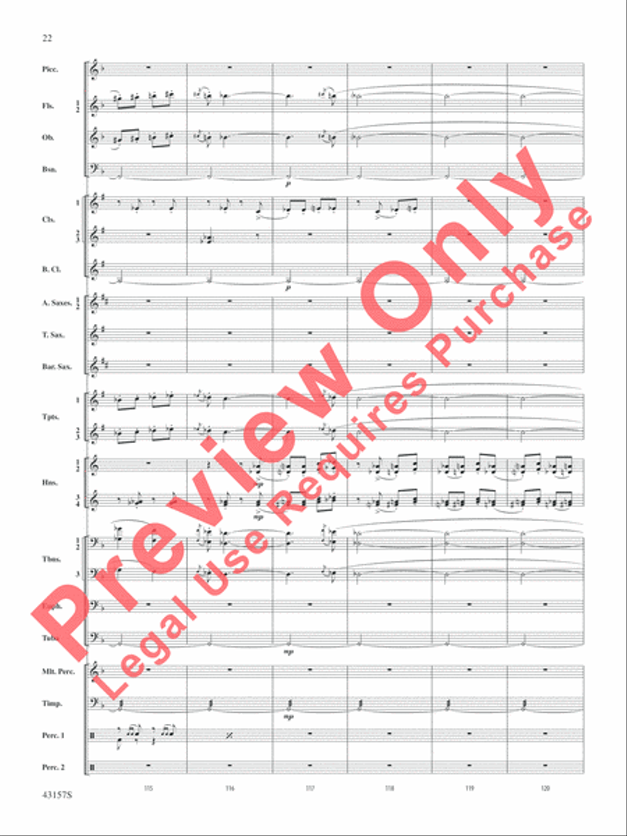 Gershwin by George! Gershwin by George! Concert Band scores gallery preview page 23