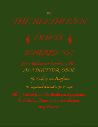 The Beethoven Duets For Oboe Scherzo No. 7