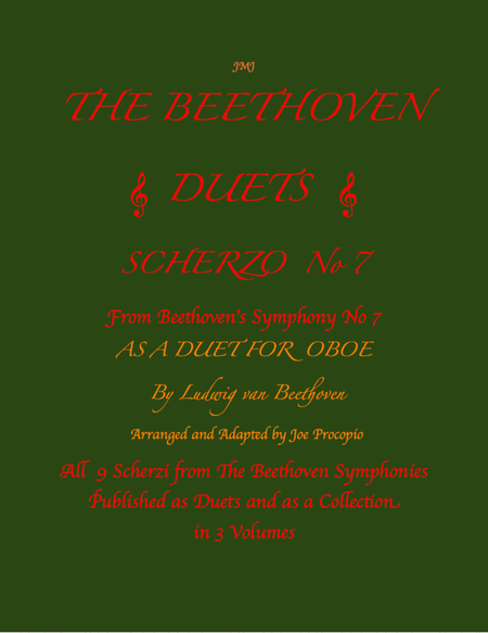 The Beethoven Duets For Oboe Scherzo No. 7 image number null