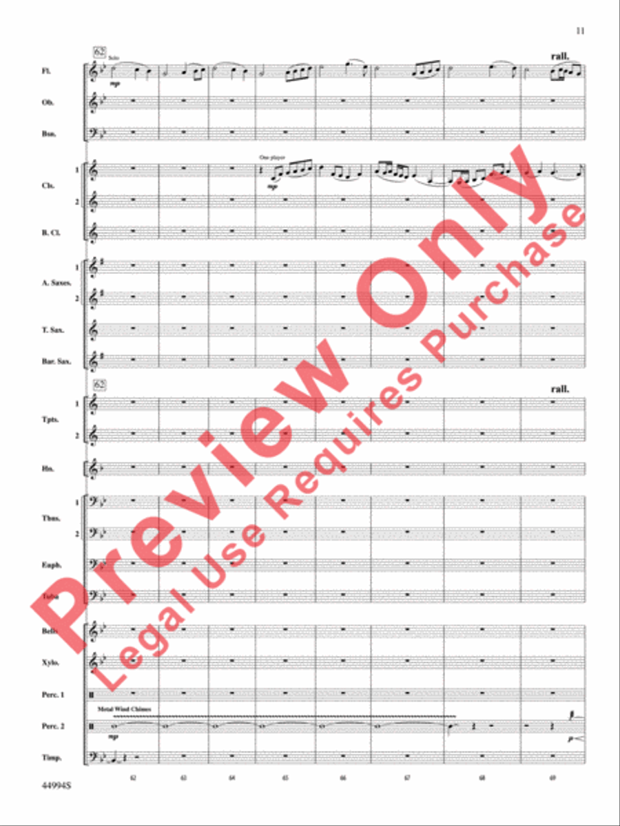 In tantum lux Concert Band scores gallery preview page 12
