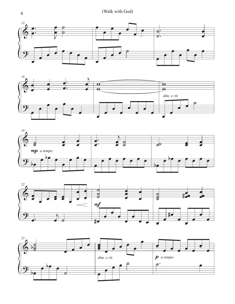 Piano Divine - Inspiring Hymns and Sacred Songs Piano Solo scores gallery preview page 6