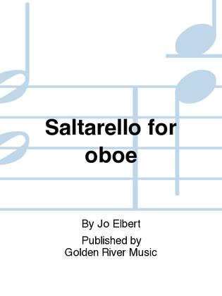 Book cover for Saltarello for oboe