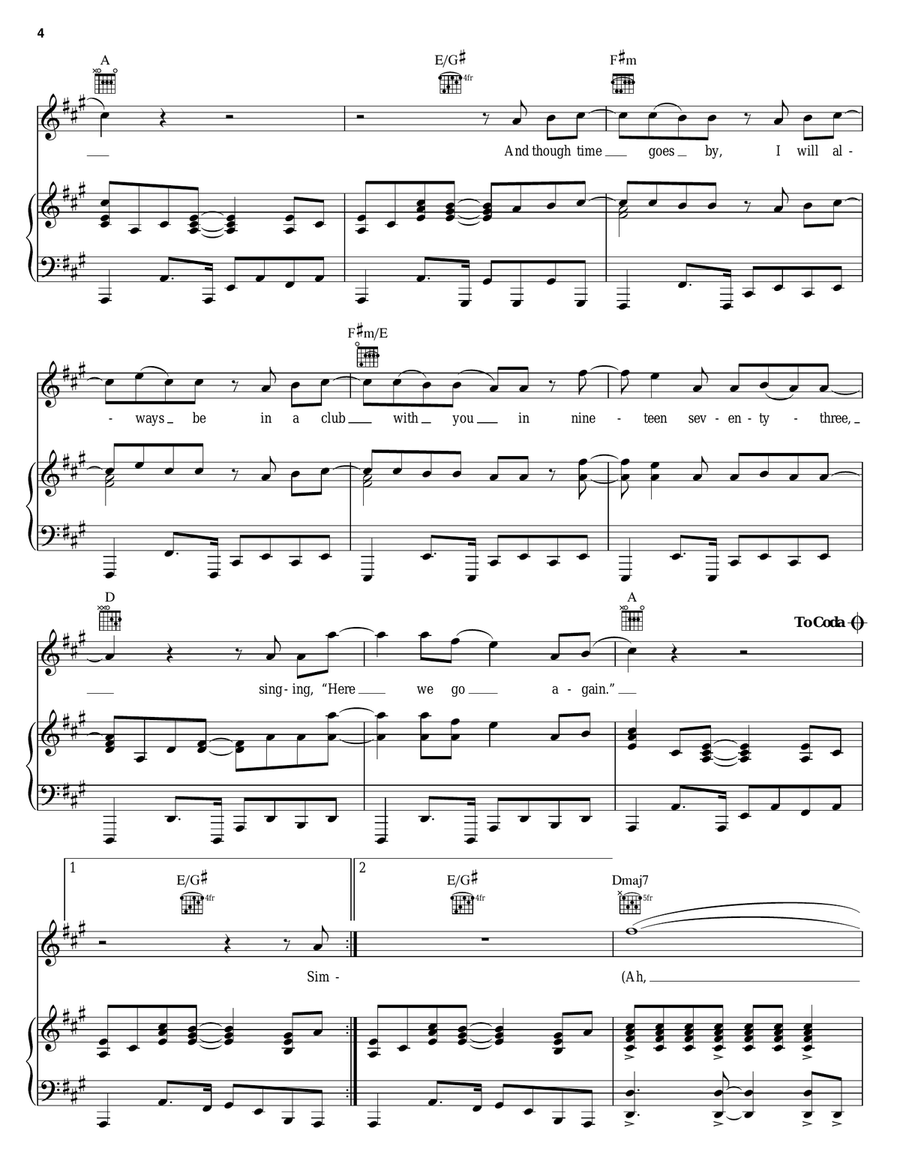 1973 Piano, Vocal, Guitar scores gallery preview page 4