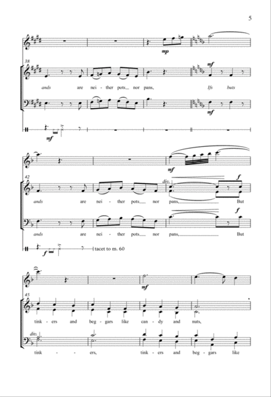 Conventional Wisdom 4-Part scores gallery preview page 4
