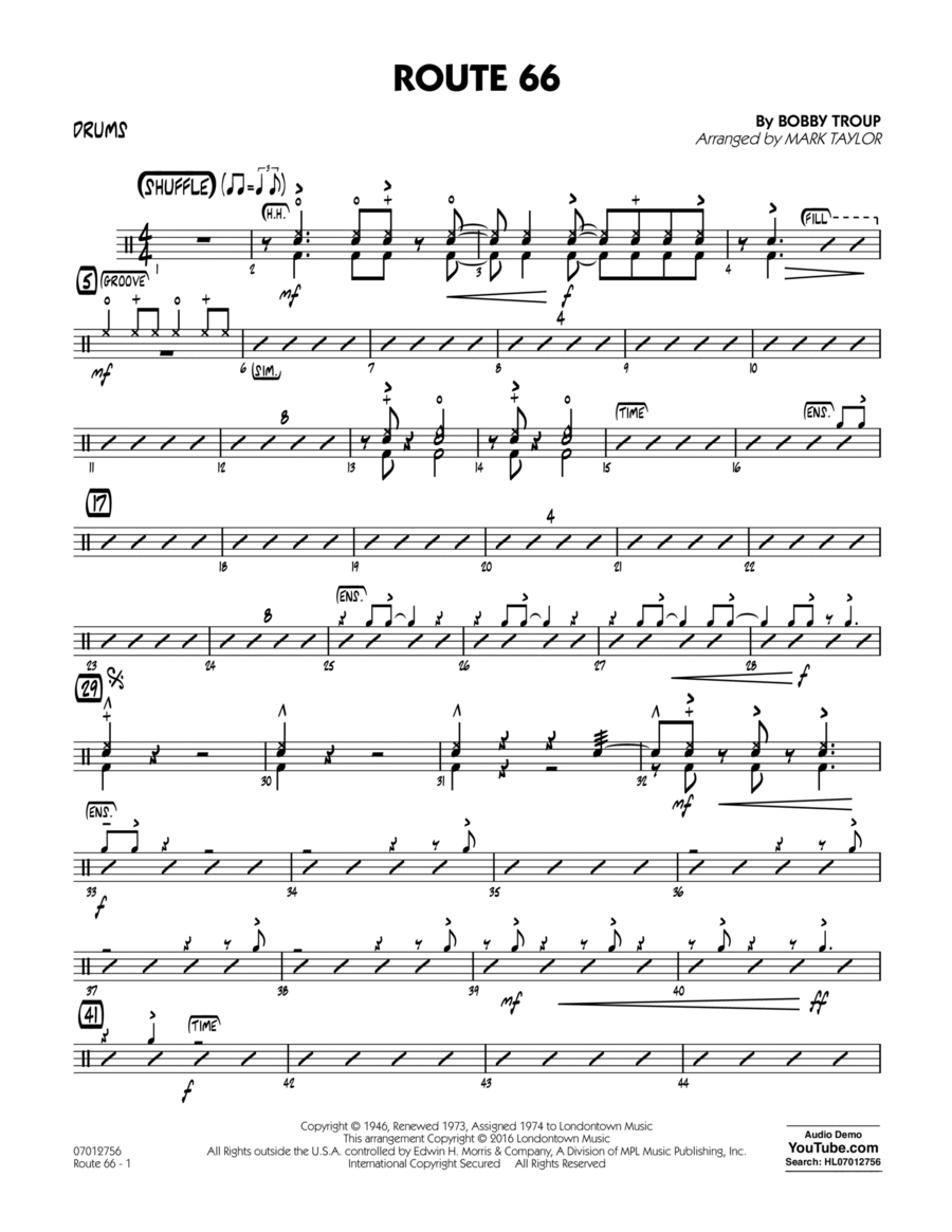 Drum music shop key