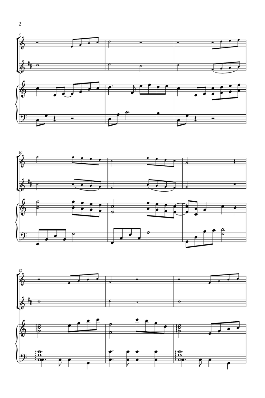 Beauty And The Beast Woodwind Duet scores gallery preview page 2