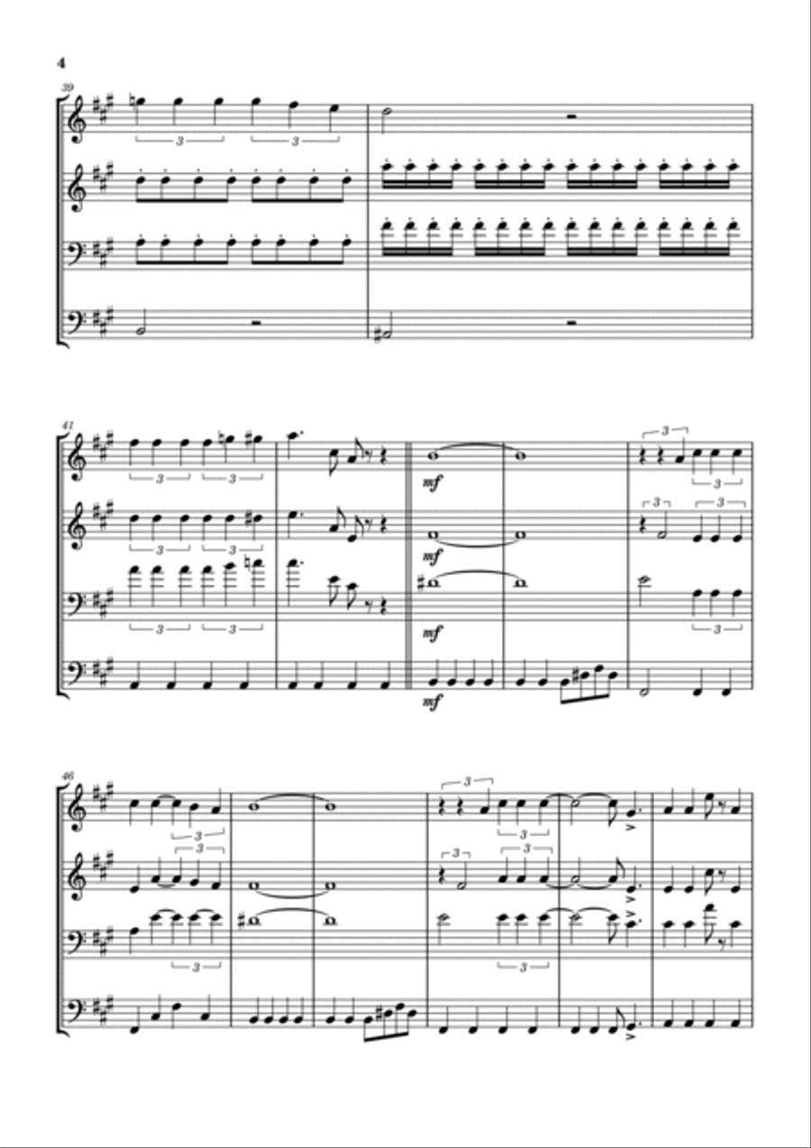 Magical Mystery Tour Brass Ensemble scores gallery preview page 5