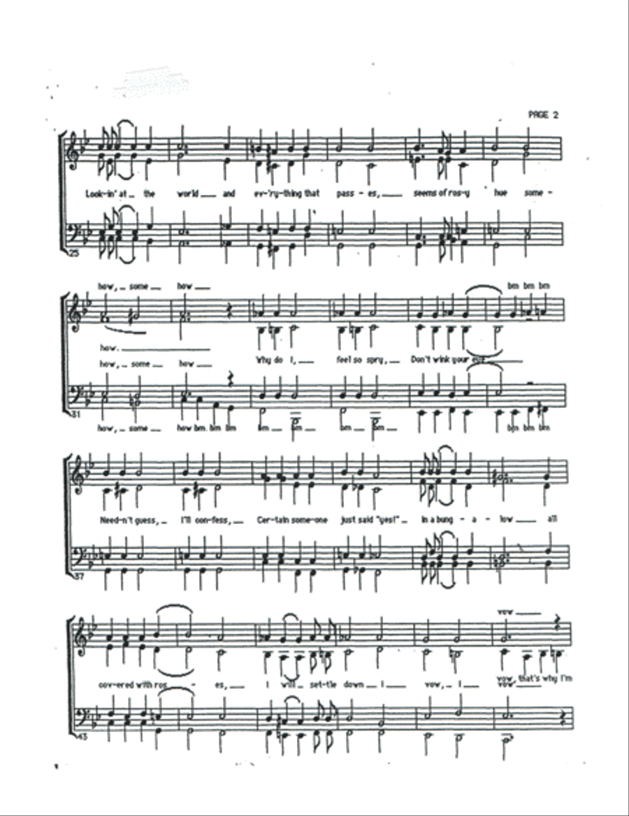 Looking At The World Through Rose Colored Glasses Small Ensemble scores gallery preview page 2