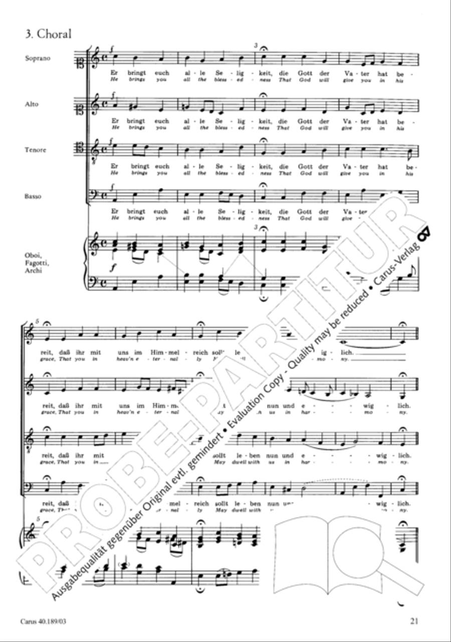 From heav'n on high (Vom Himmel hoch) SSATB scores gallery preview page 22
