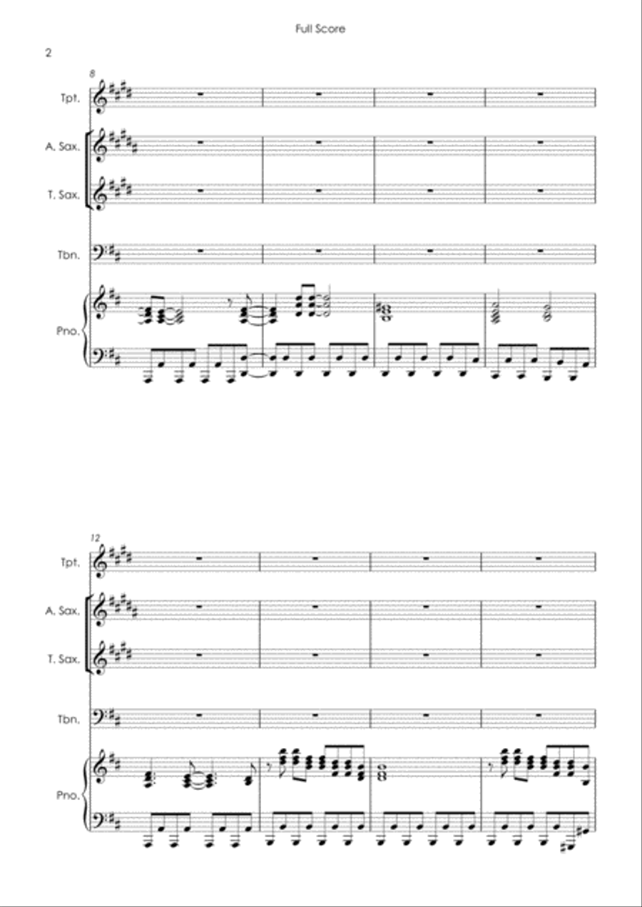 Waterloo Tenor Saxophone scores gallery preview page 4