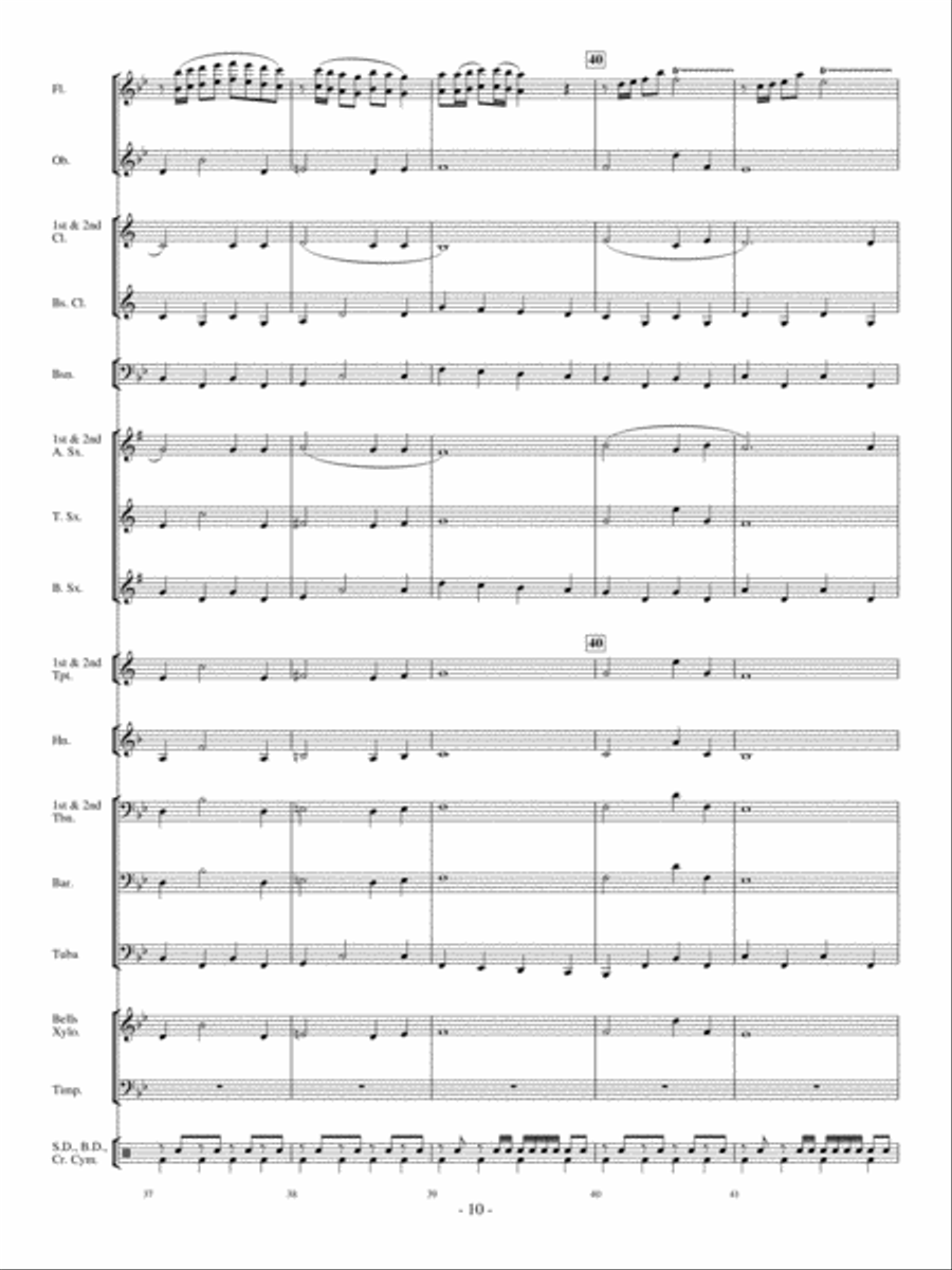 Three Ring Circus Concert Band scores gallery preview page 9