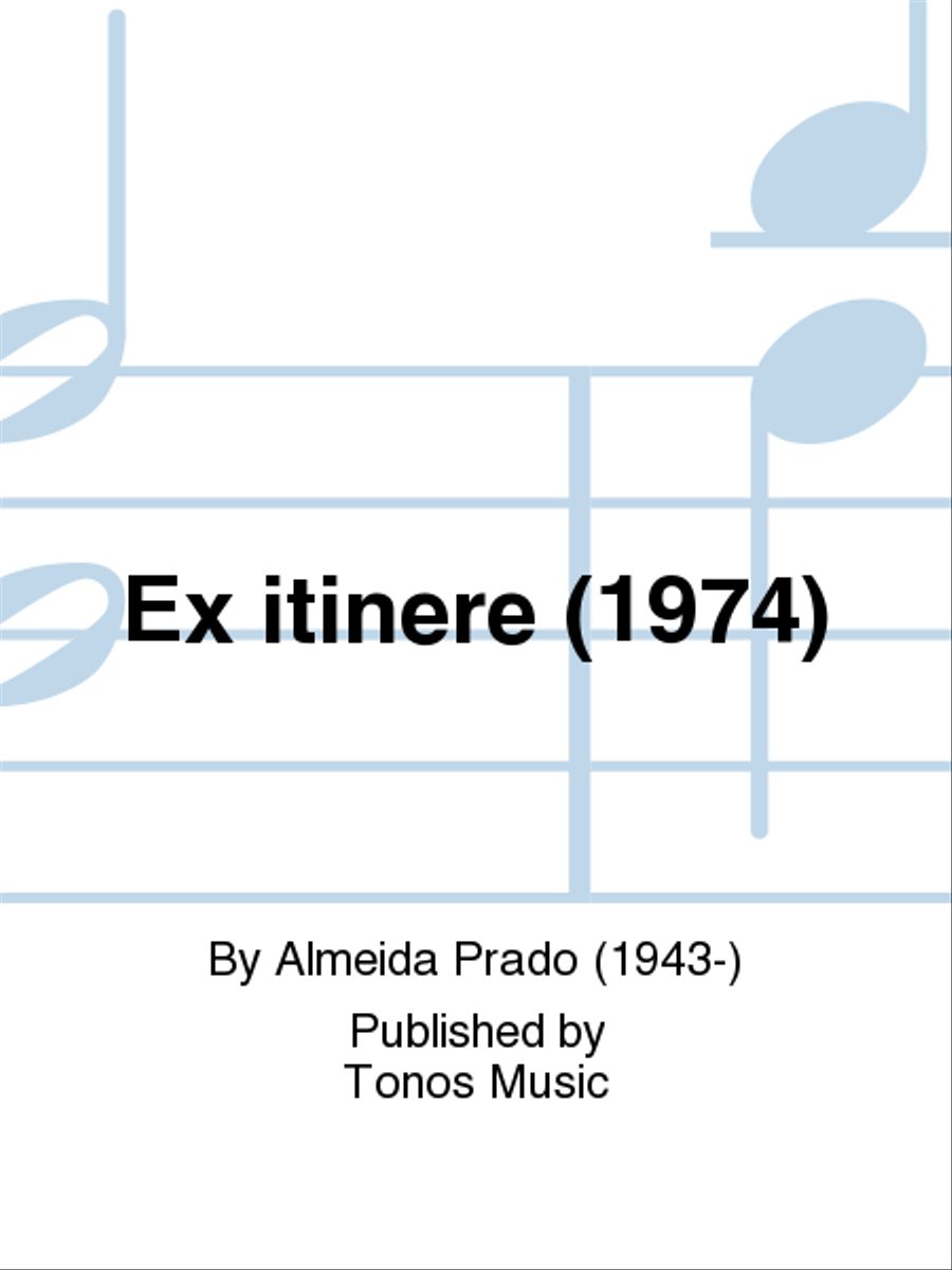 Ex itinere (1974) Cello scores gallery preview page 1