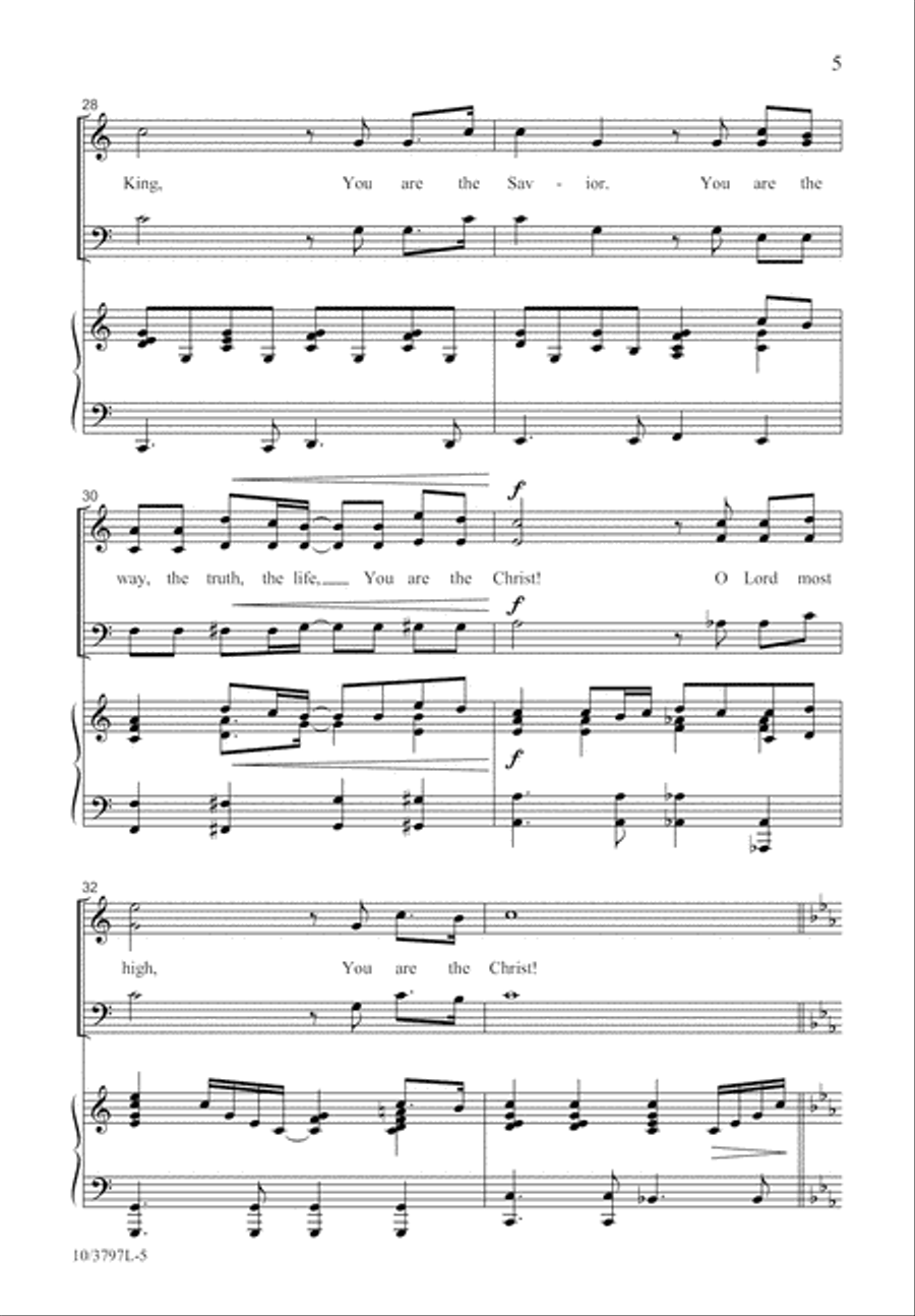 You Are the Christ! You Are the Christ! 3-Part scores gallery preview page 6