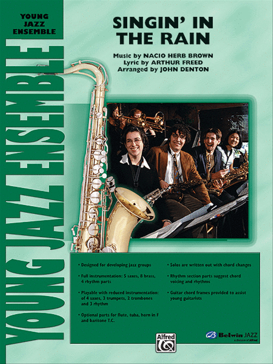 Singin' in the Rain Singin' in the Rain Jazz Ensemble scores gallery preview page 1
