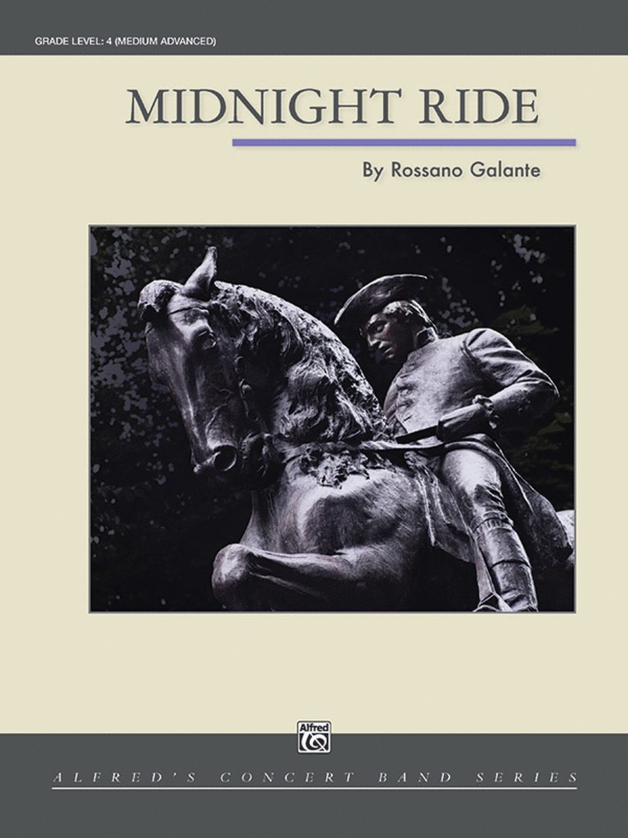Midnight Ride Concert Band scores gallery preview page 1