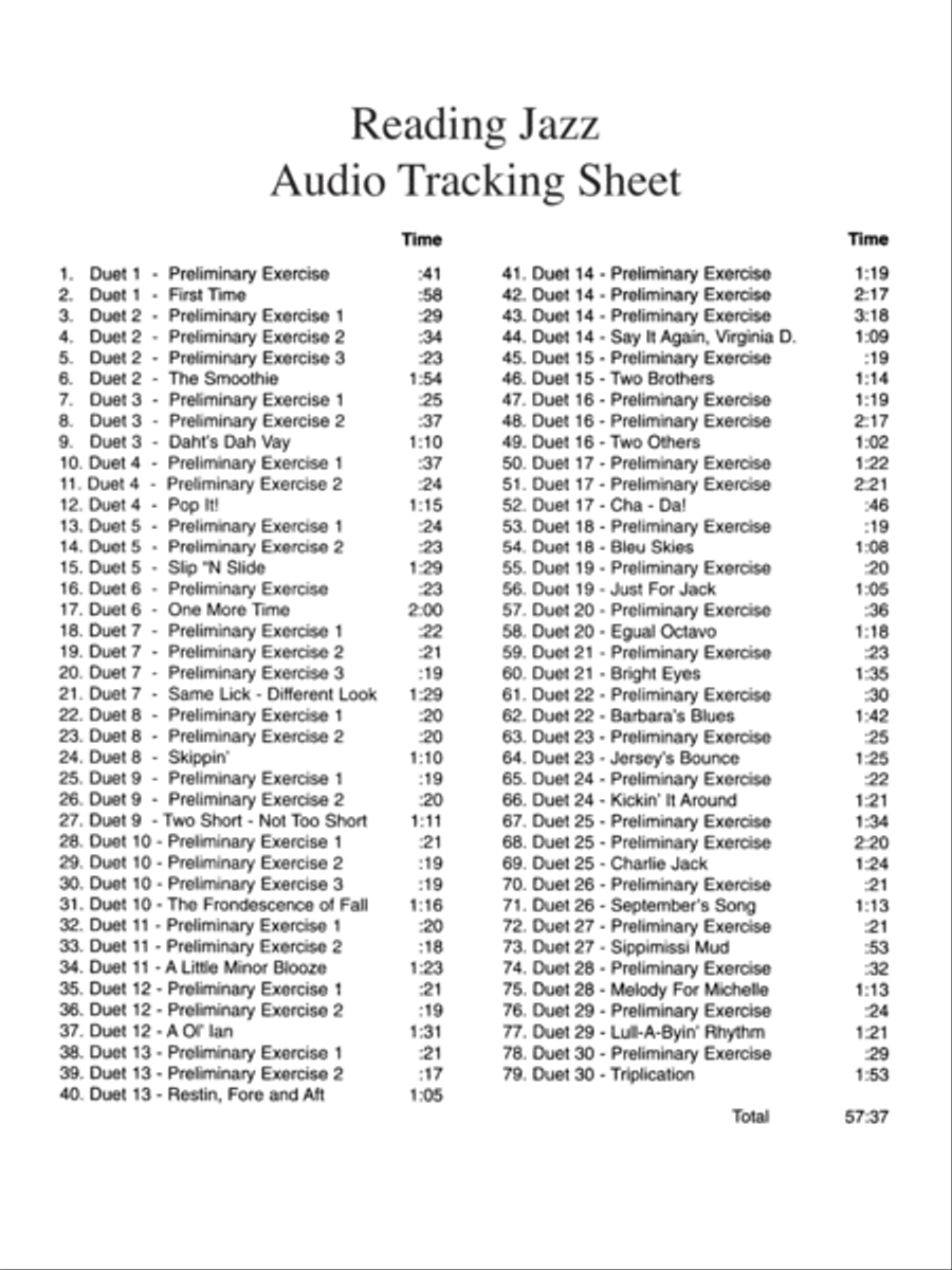 Reading Jazz Jazz Ensemble scores gallery preview page 2