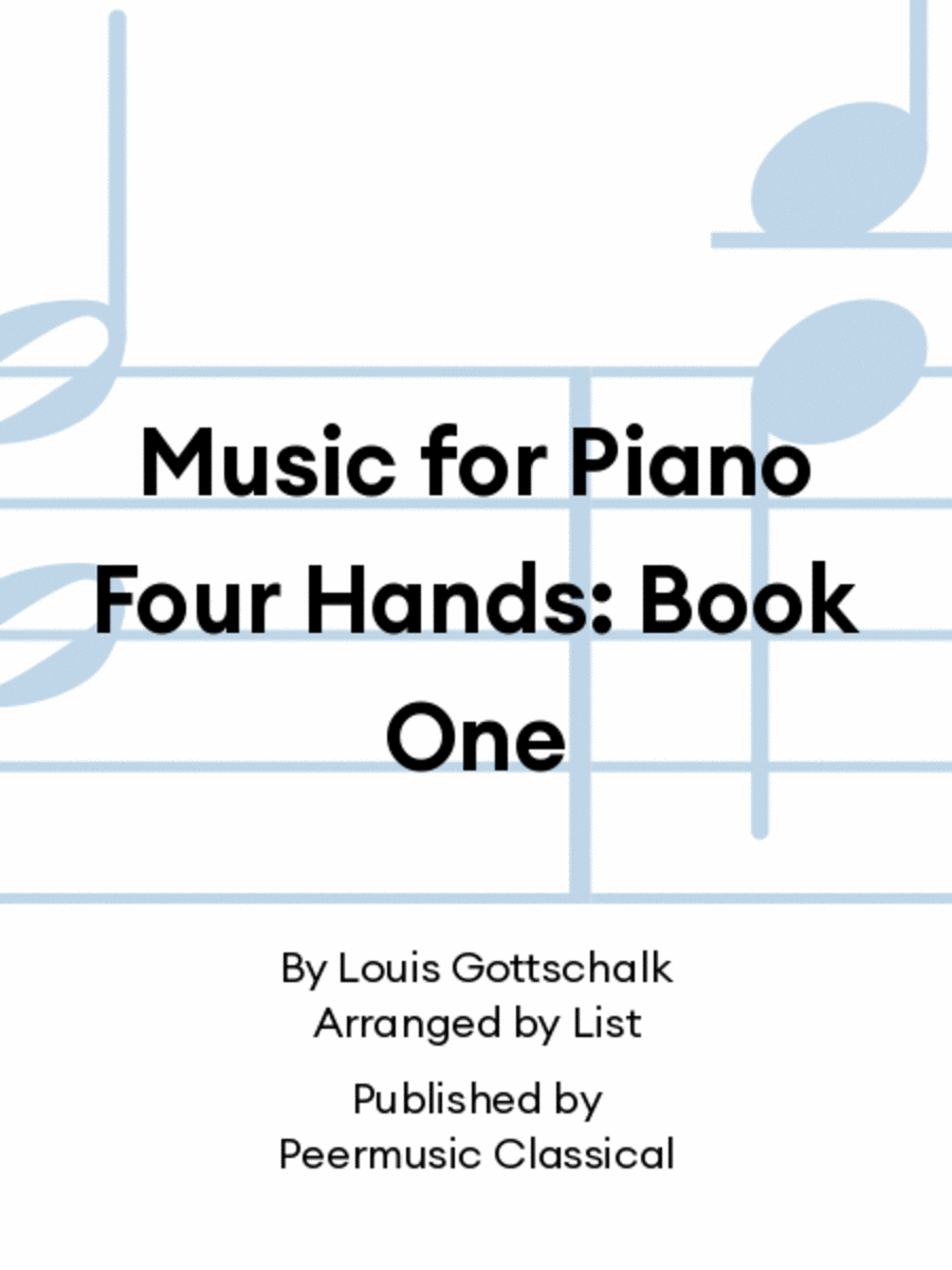 Music for Piano Four Hands: Book One Chamber Music scores gallery preview page 1