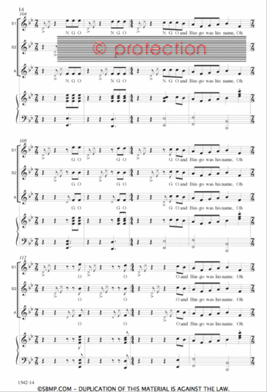 KidSong - SSA Octavo SSA scores gallery preview page 13