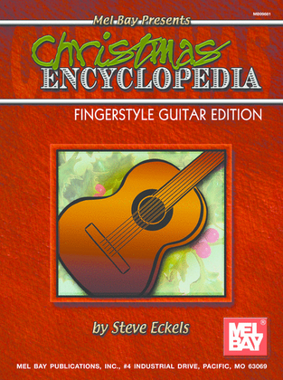 Book cover for Christmas Encyclopedia - Fingerstyle Guitar Edition