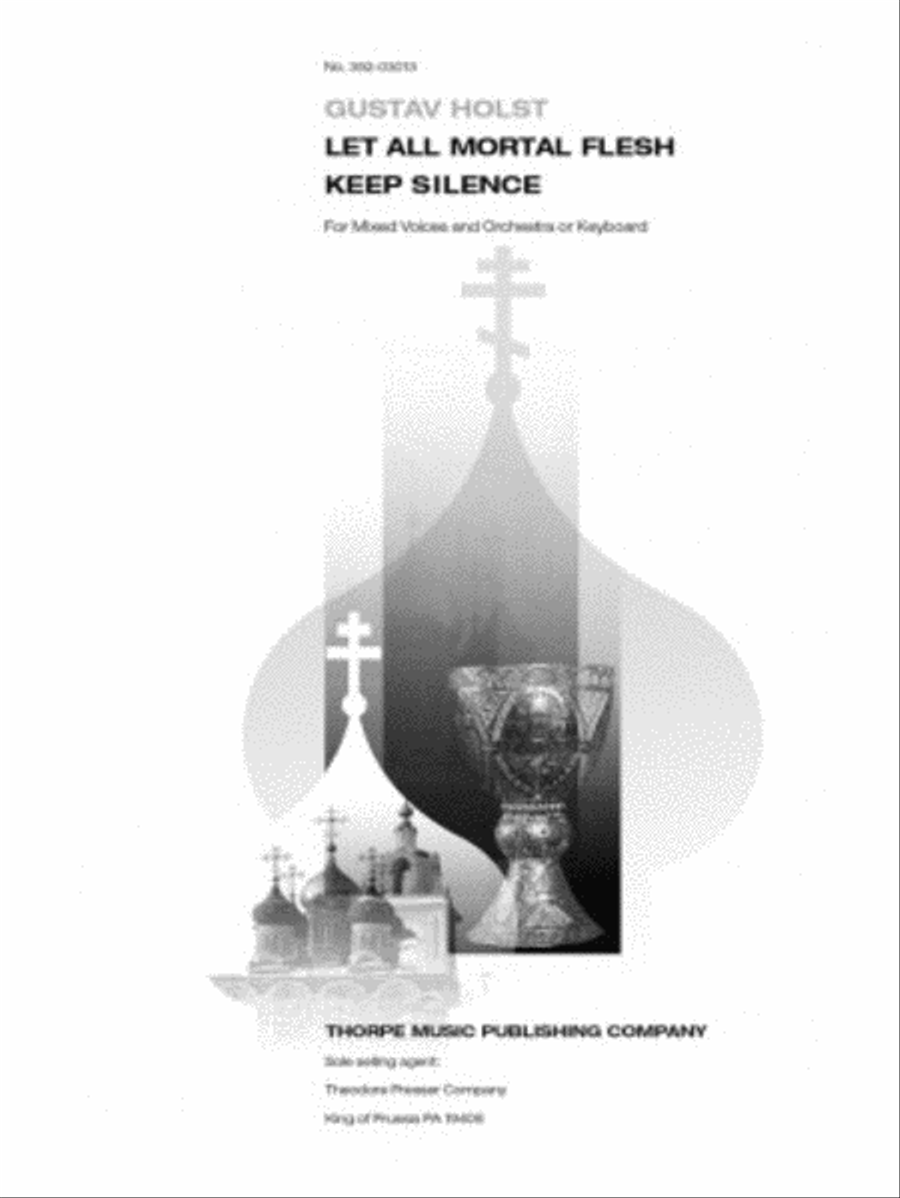 Let All Mortal Flesh Keep Silence 4-Part scores gallery preview page 1
