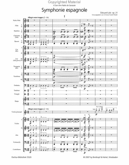Symphonie espagnole Op. 21