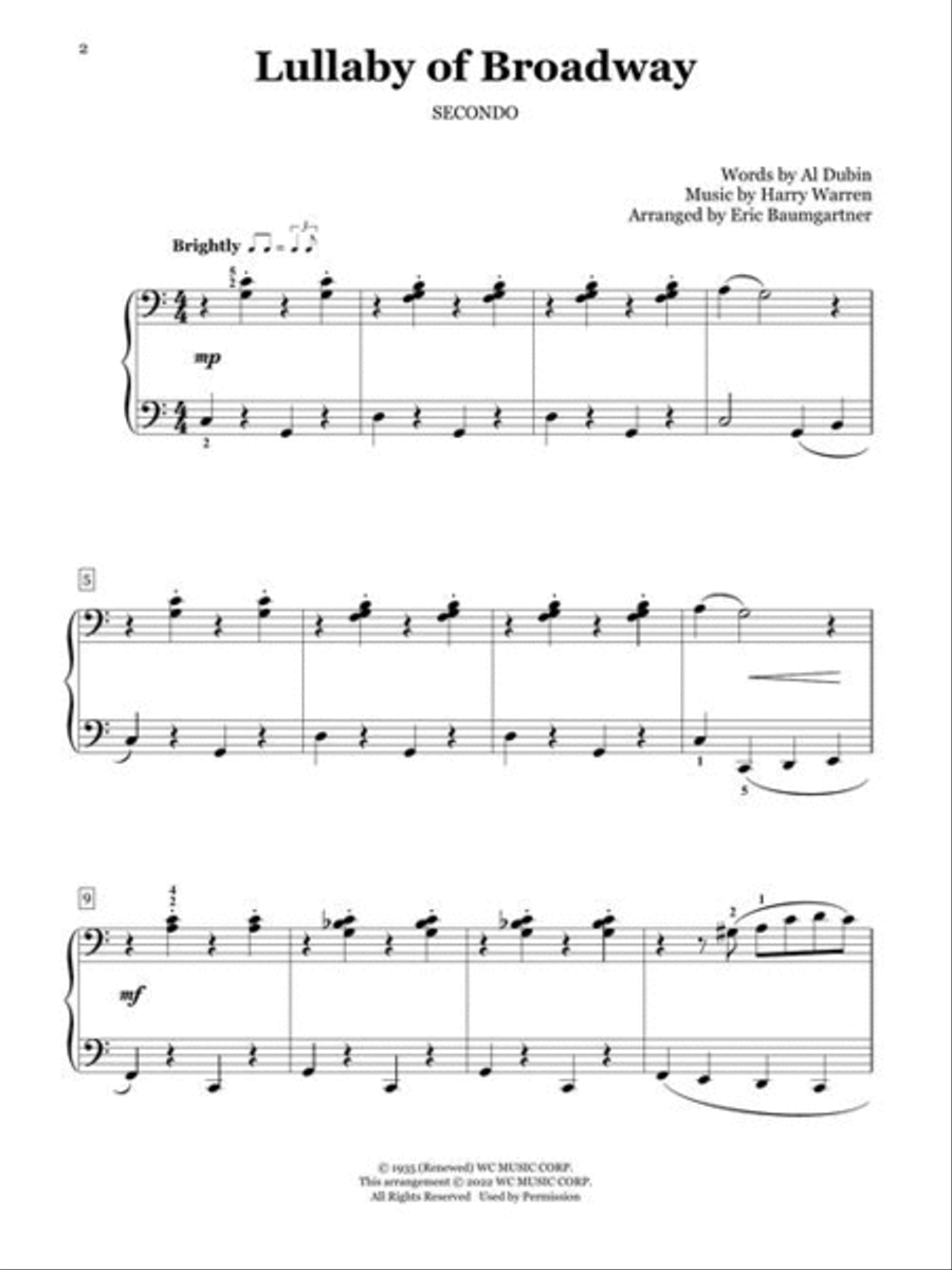 Easy Broadway Duets 2 Easy Broadway Duets 2 Piano scores gallery preview page 4