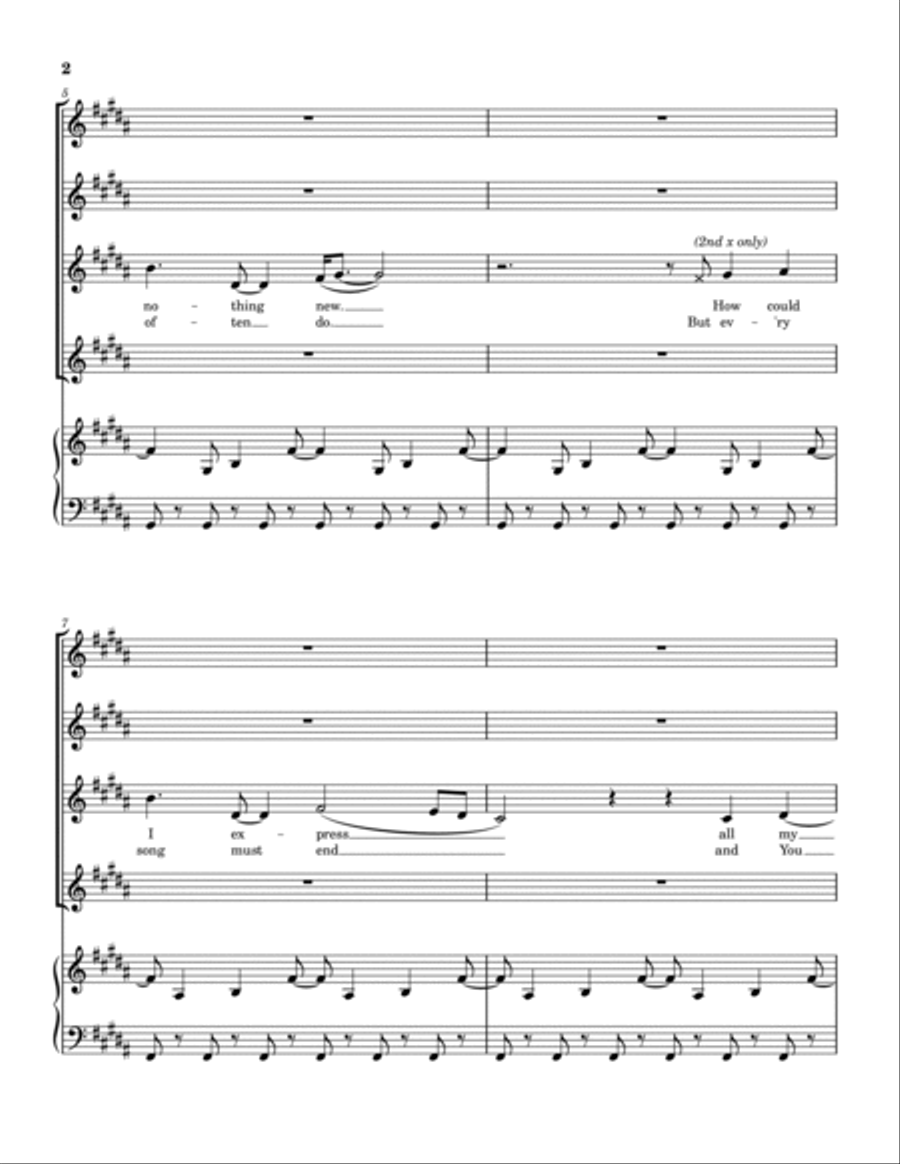 Gratitude Gratitude SSAA scores gallery preview page 3