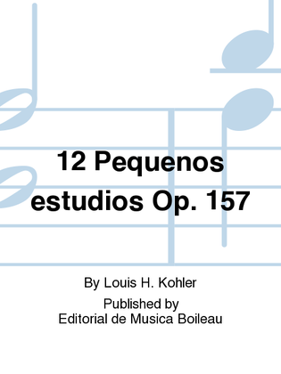 Book cover for 12 Pequenos estudios Op. 157