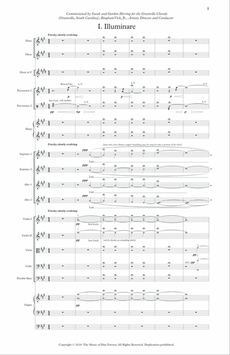 LUX Full Score (Small Orchestra Version) Chamber Orchestra scores gallery preview page 6