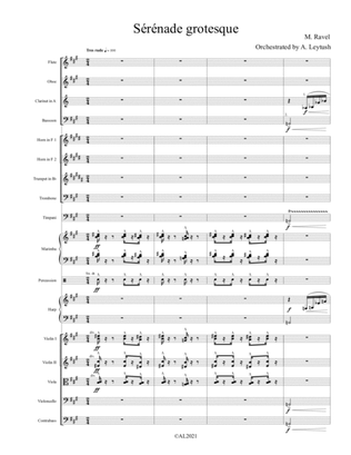 M. Ravel - Sérénade grotesque, Orchestrated by A. Leytush
