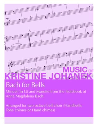 Book cover for Bach for Bells (2 Octave Handbell, Hand Chimes or Tone Chimes)