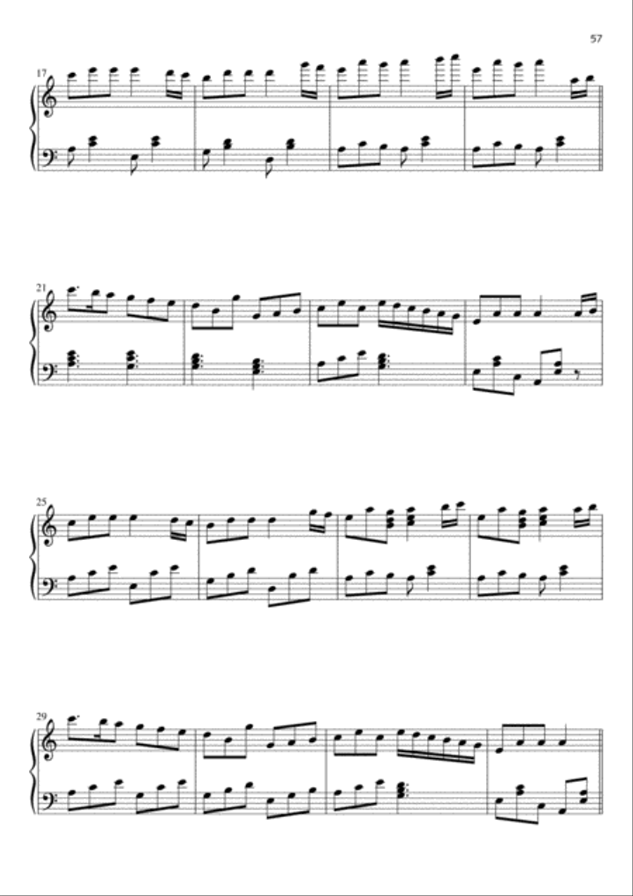 Captain O’Kain Captain O’Kain Piano Solo scores gallery preview page 2