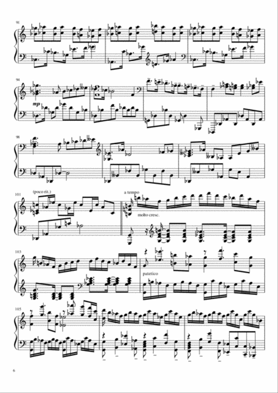 Fantasie №2 Piano Solo scores gallery preview page 6