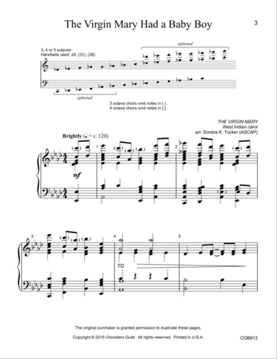 Christmas Near and Far (3-5 octaves) 5-Octaves scores gallery preview page 4