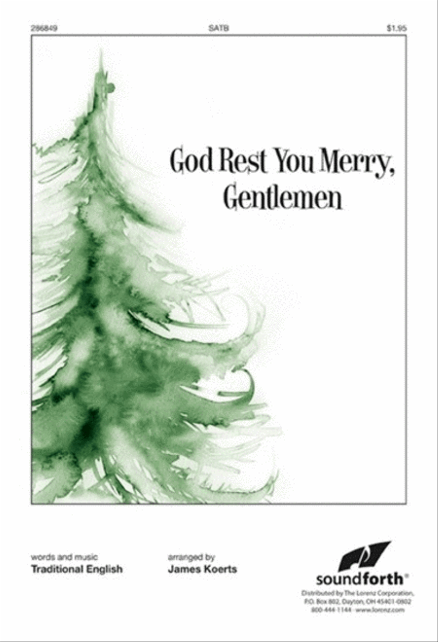 God Rest You Merry, Gentlemen 4-Part scores gallery preview page 1