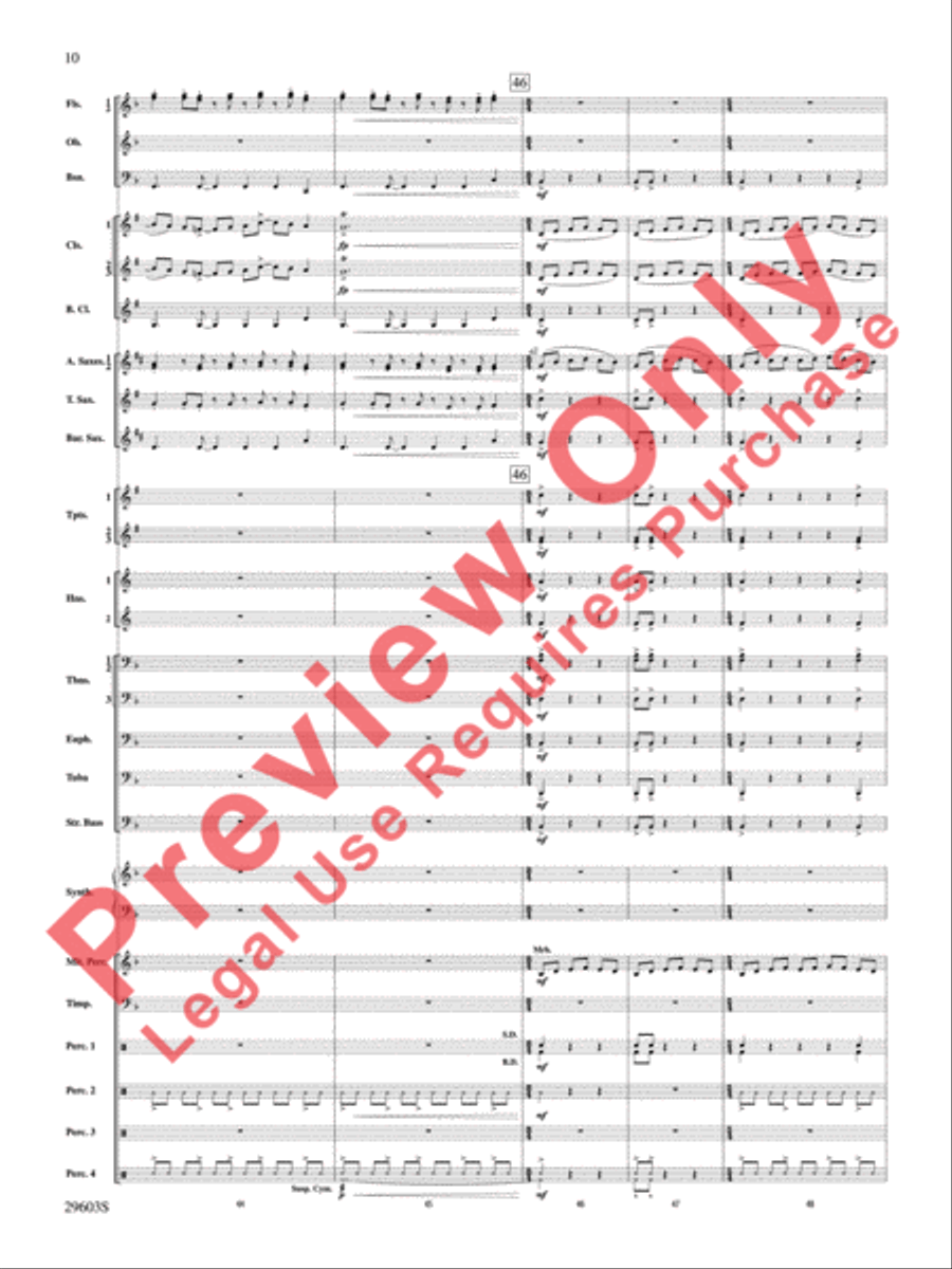 Dillon's Flight Concert Band scores gallery preview page 11