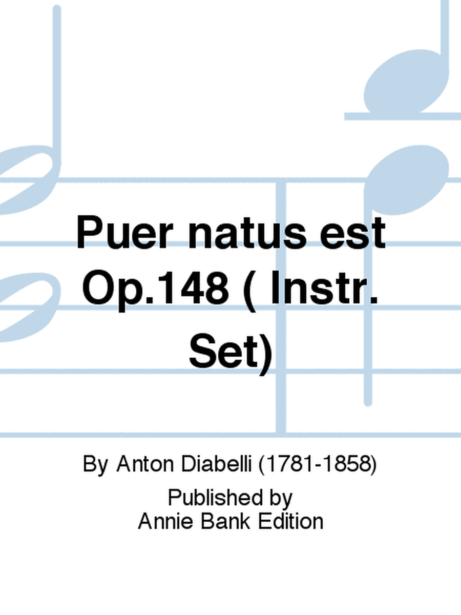 Puer natus est Op.148 ( Instr. Set)