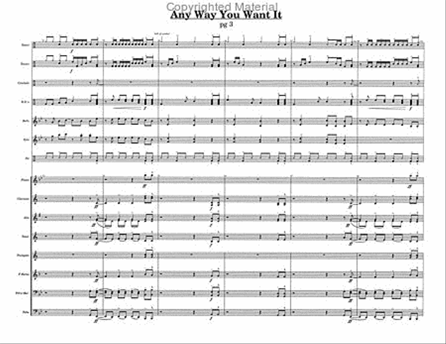 Any Way You Want It Percussion Ensemble scores gallery preview page 5