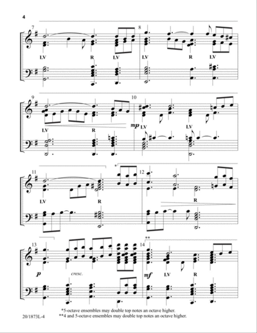 Blessed Assurance Blessed Assurance 5-Octaves scores gallery preview page 3